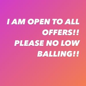 DONT BE AFRAID TO SEND IN OFFERS